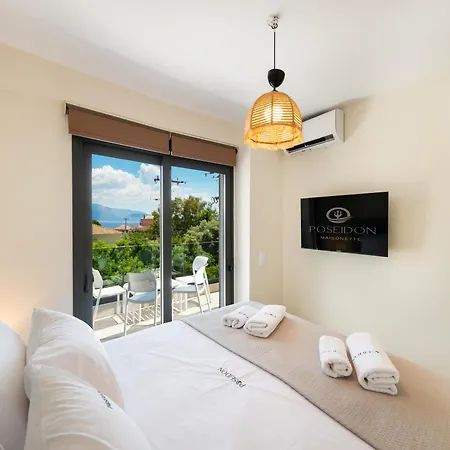 Сasa de vacaciones Poseidon Sea View Maisonette With Pool