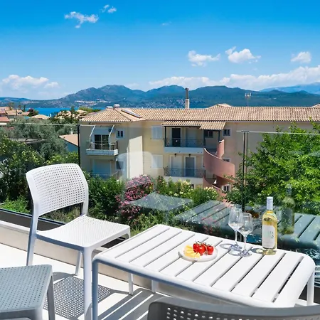 Сasa de vacaciones Poseidon Sea View Maisonette With Pool Nikiana